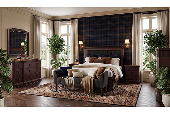 REVİVAL YATAK+2 KOMODİN 235x224x168cm 328126-1730-328140-1730 - 3