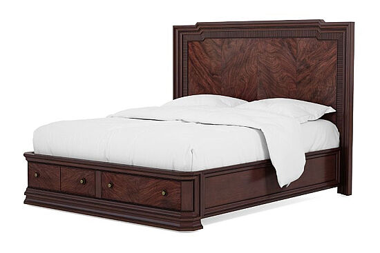 REVİVAL YATAK+2 KOMODİN KAHVE 221x184x173cm 328135-1730FB -HB-RS-328140 - 2
