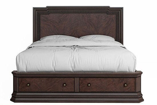 REVİVAL YATAK+2 KOMODİN KAHVE 221x184x173cm 328135-1730FB -HB-RS-328140 - 1