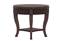 REVİVAL YUVARLAK YAN SEHPA KAHVE 71x71x61cm 328303-1730 - 2