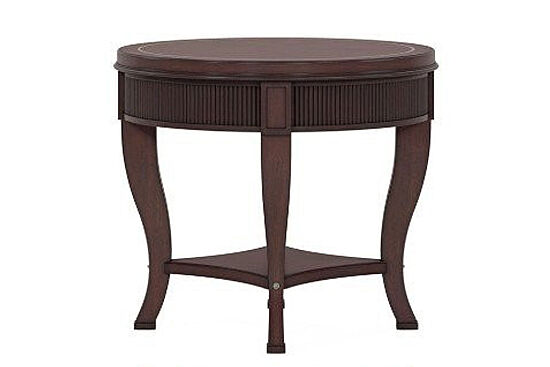 REVİVAL YUVARLAK YAN SEHPA KAHVE 71x71x61cm 328303-1730 - 2