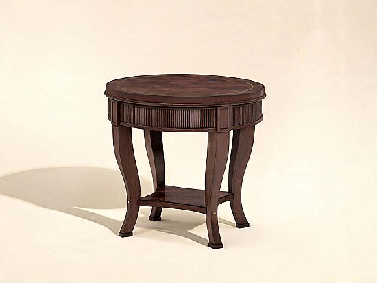 REVİVAL YUVARLAK YAN SEHPA KAHVE 71x71x61cm 328303-1730 - 1