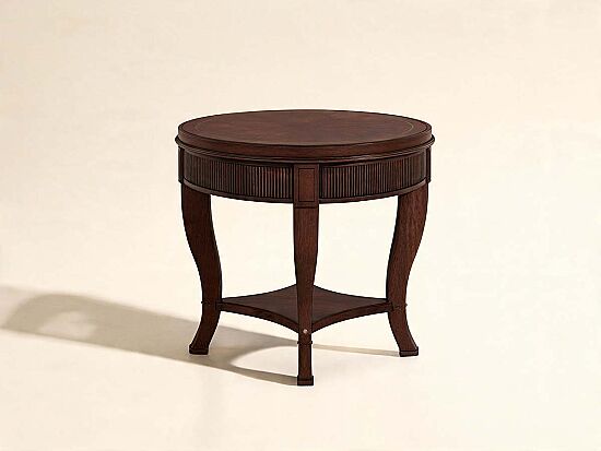 REVİVAL YUVARLAK YAN SEHPA KAHVE 71x71x61cm 328303-1730 - 2