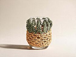 RIGONNI ANANAS BARDAK NATURAL 10x11cm - HOME SWEET HOME
