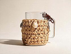 RIGONNI CAM KUPA NATURAL 11x10cm - HOME SWEET HOME
