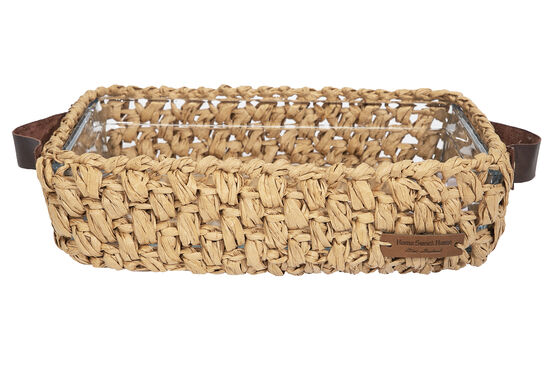 RIGONNI DIKDORTGEN SERVIS TABAGI 22X30 CM NATURAL - 1