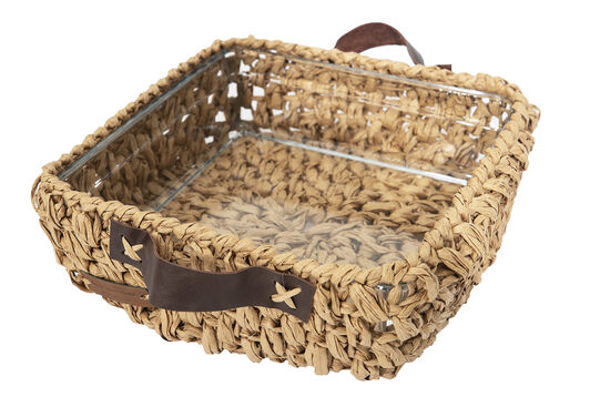 RIGONNI KARE SERVIS TABAGI 24X24 CM NATURAL - 2