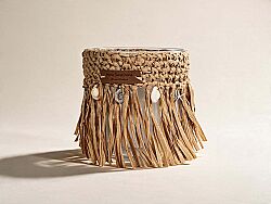 RIGONNI KUCUK FENER 14x14 cm NATURAL - HOME SWEET HOME