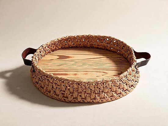 RIGONNI OVAL TEPSI NATURAL 29x34cm - 1
