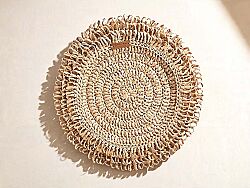 RIGONNI PUSKULLU YUVARLAK SUPLA NATURAL 45cm - HOME SWEET HOME