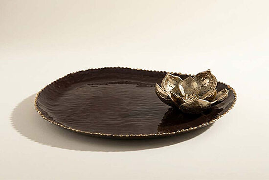 RITUAL Pride Dekoratif Tabak 32cm L x 26,5 cm W x 5 cm H (24731) - 2