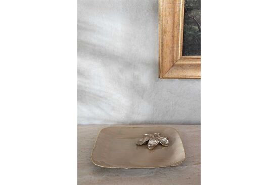 RITUAL Silk Stone Dekoratif Tabak 27 cm L x 25 cm W x 3 cm H (25010 ) - 3