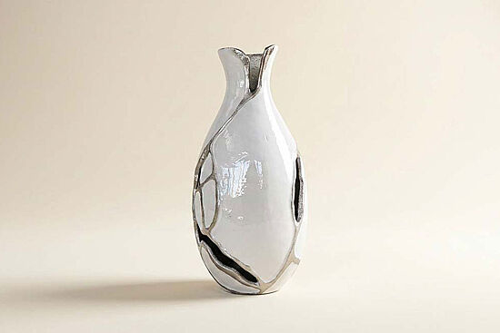 RITUAL Swan Lake Dekoratif Vazo 19 cm L x 19 cm W x 19 cm H (25087 ) - 1