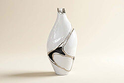 RITUAL Swan Lake Dekoratif Vazo 23 cm L x 17 cm W x 48,5 cm H (25088 ) - HSH-KRVN ORTAK
