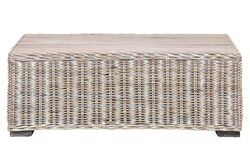 ROME RATTAN ORTA SEHPA BEYAZ 130x70x45cm - Thumbnail