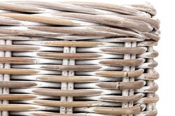 ROME RATTAN ORTA SEHPA BEYAZ 130x70x45cm - Thumbnail