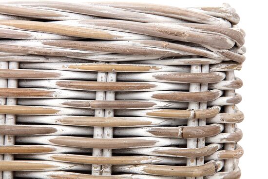 ROME RATTAN ORTA SEHPA BEYAZ 130x70x45cm