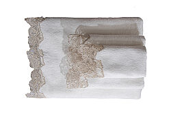 ROSALİN 30X50 HAVLU ECRU - 3