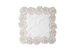ROSALİN 40X40 DEKORATIF PECETE ECRU - KERVAN