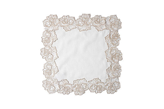 ROSALİN 40X40 DEKORATIF PECETE ECRU - 1