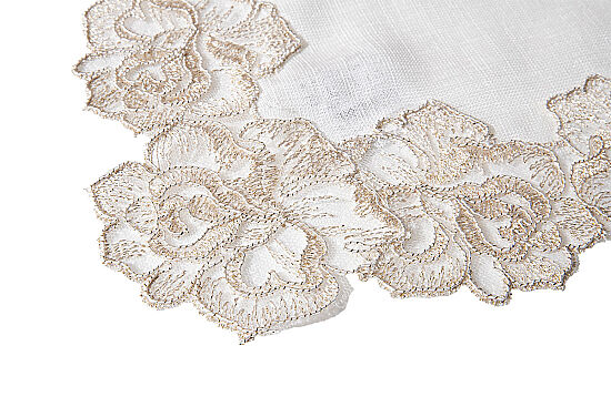 ROSALİN 40X40 DEKORATIF PECETE ECRU - 2