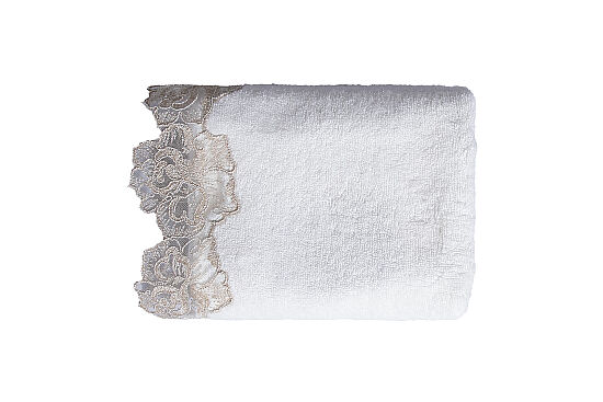 ROSALİN 50X90 HAVLU ECRU - 1