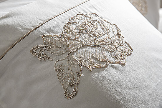 ROSALİN NEVRESIM TAKIMI 260X240 KING SIZE 6 PRC ECRU - 4