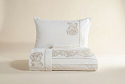 ROSALİN NEVRESIM TAKIMI 260X240 KING SIZE 6 PRC ECRU - KERVAN