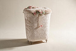ROSE DREAM CAMASIR SEPETI BEJ - HOME SWEET HOME