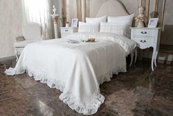 ROSE PERLA BATTANİYE EKRU 240x250cm - Thumbnail