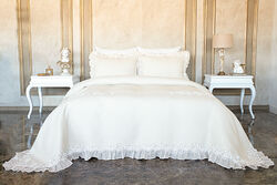 HOME SWEET HOME - ROSE PERLA PIKE TAKIMI KREM CK.260x270cm 3 PRC