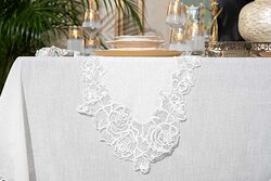 RUNNER - ROSE PERLA RUNNER EKRU 40x100cm
