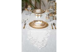 ROSE PERLA RUNNER EKRU 45x160cm - 2
