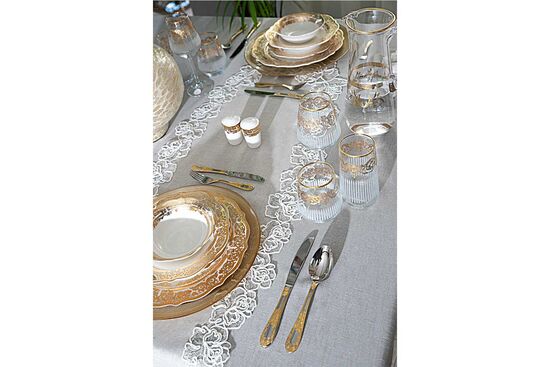 ROSE PERLA RUNNER TAS 40x100cm