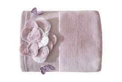 ROSELİ 50X90 HAVLU PEMBE - KERVAN