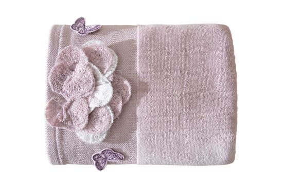 ROSELİ 50X90 HAVLU PEMBE - 1