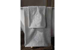 ROSELLE 10 PRC BORNOZ SET TAS-KREM - 5