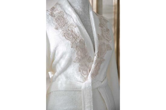 ROSELLE BORNOZ KREM l/xl BEDEN - 2