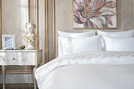 ROSELLE NEVRESİM KREM KING SIZE 260x240cm 6 PRC