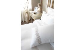 ROSELLE NEVRESİM TAKIMI KREM C.K 200x220cm 6 PRC - Thumbnail