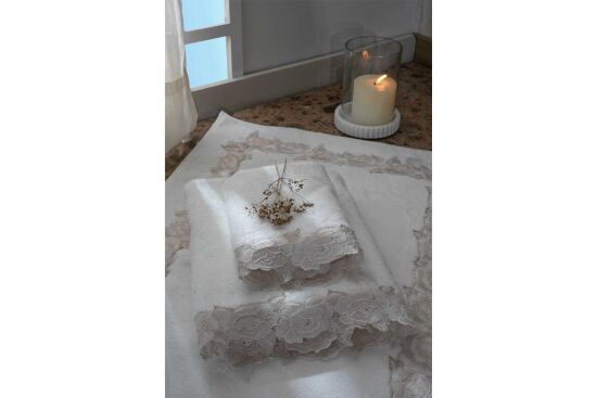 ROSELLE PASPAS KREM 70x120cm - 3