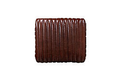 ROSETTA PUF DERİ KAHVE 48x56x48cm S0487-ST B11 VINTAGE - 6