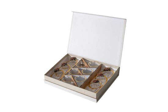 ROSİE 6'LI TÜRK KAHVESİ FİNCAN TAKIMI (90 ml) (JNH-10)