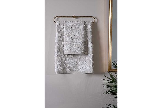 ROSLEY 50X90 CM HAVLU KREM - 4