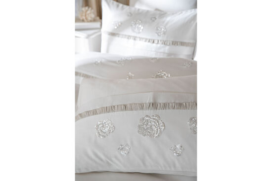 ROSLY NEVRESİM TAKIMI 200X220 CK 6 PRC KREM - 3