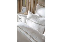 ROSLY NEVRESİM TAKIMI 200X220 CK 6 PRC KREM - 5