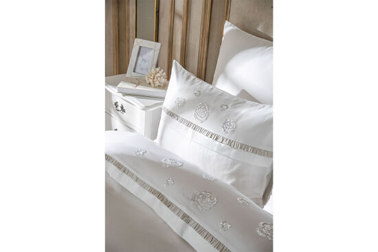 ROSLY NEVRESİM TAKIMI 200X220 CK 6 PRC KREM - 5