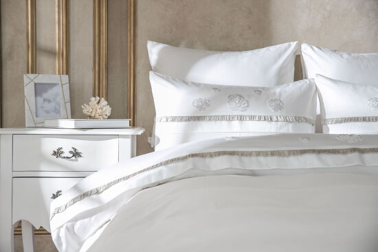 ROSLY NEVRESİM TAKIMI 200X220 CK 6 PRC KREM - 6