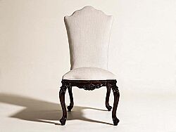 ROYAL KOLSUZ SANDALYE KREM 56x60x118cm - KERVAN