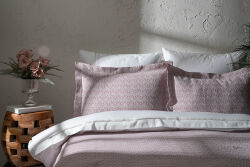 ROYEL PİKE-YATAK ÖRTÜSÜ 240x250 3 PRC GÜL KURUSU - KERVAN